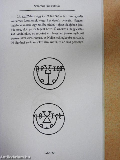 Lemegeton avagy Salamon Kis Kulcsai