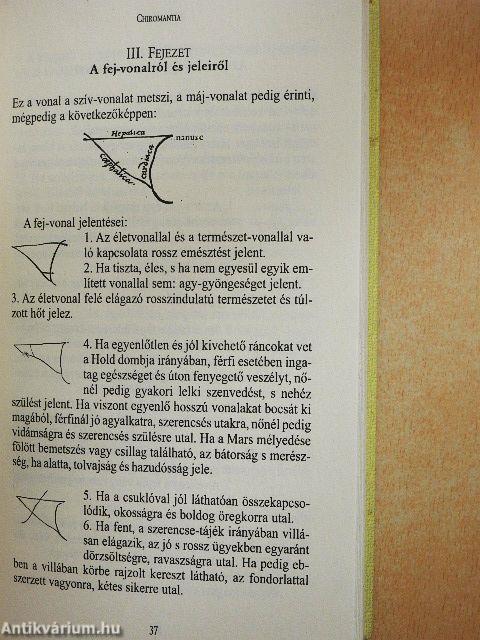 Chiromantia - A kéz vallomásai