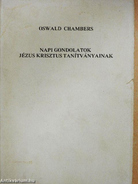 Napi gondolatok Jézus Krisztus tanítványainak