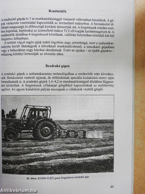 Szálastakarmányok betakarítása, tárolása és etetése