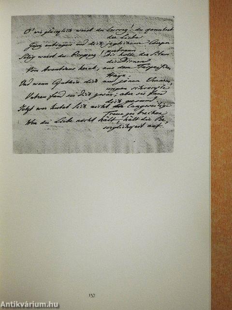 Goethe Gedichte in Handschriften