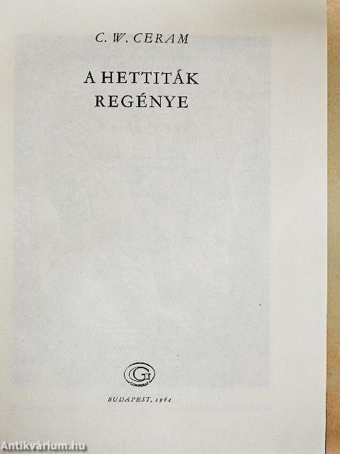 A hettiták regénye