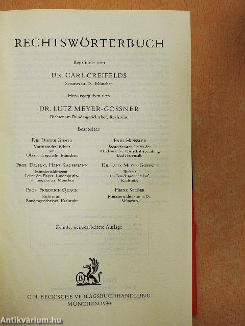 Rechtswörterbuch