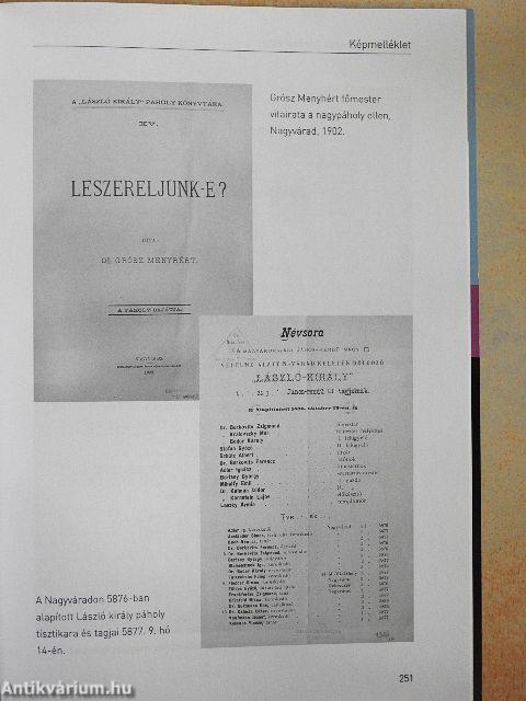 Szabadkőművesek Trianon előtt