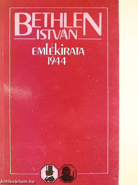 Bethlen István emlékirata