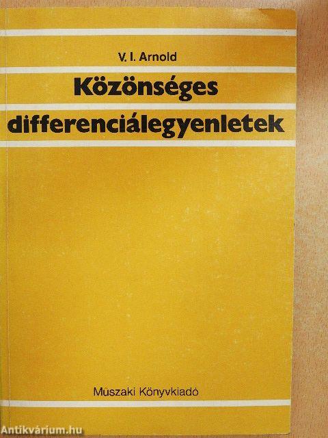 Közönséges differenciálegyenletek