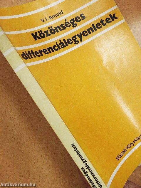 Közönséges differenciálegyenletek