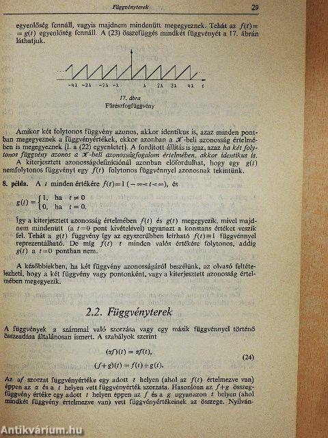 Disztribúcióelmélet műszaki alkalmazásokkal