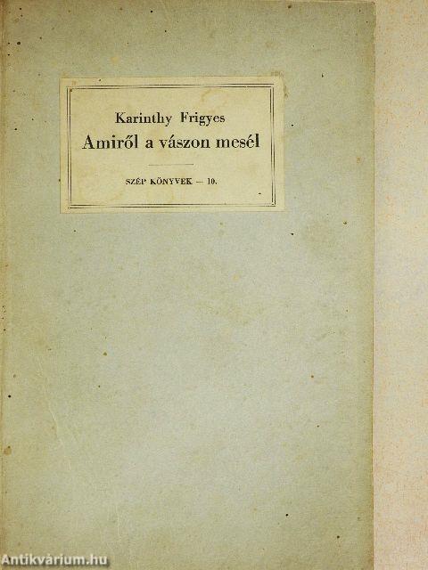 Amiről a vászon mesél