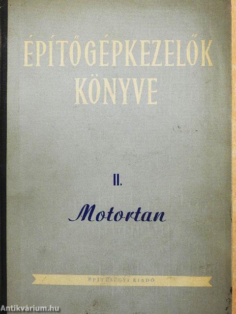 Építőgépkezelők könyve II.