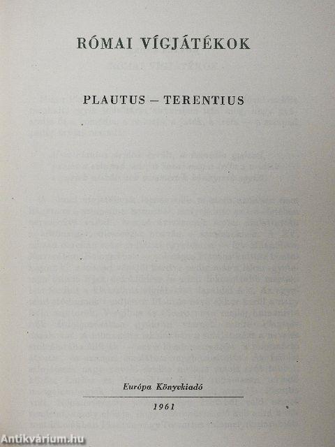 Római vígjátékok