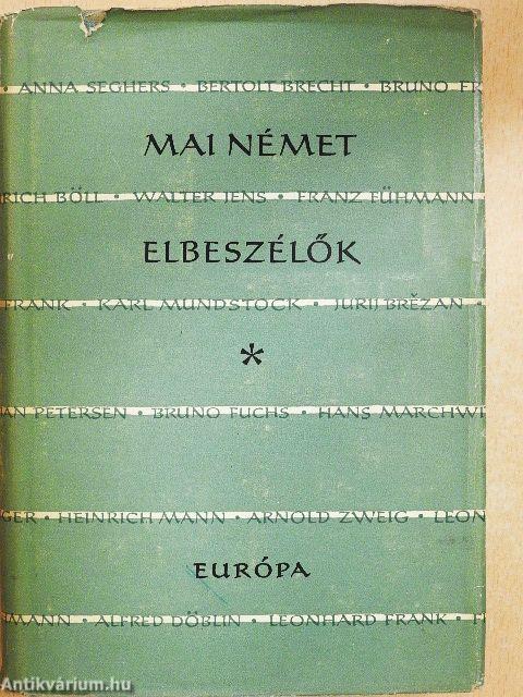 Mai német elbeszélők