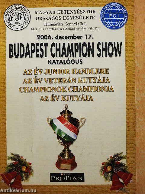 Budapest Champion Show Katalógus
