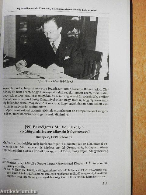 Roosevelt követe Budapesten