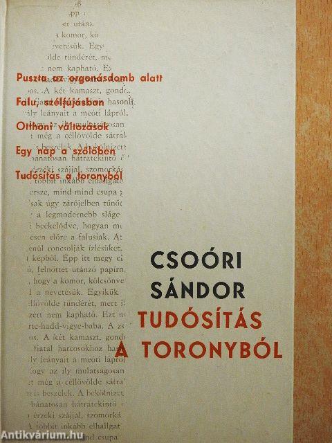 Tudósítás a toronyból