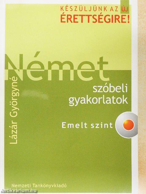 Német szóbeli gyakorlatok