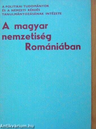 A magyar nemzetiség Romániában