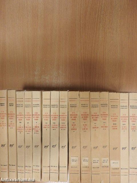 A la recherche du temps perdu I-XV.