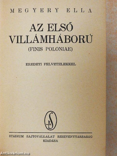 Az első villámháború