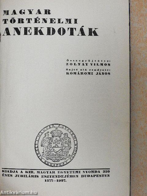 Magyar történelmi anekdoták