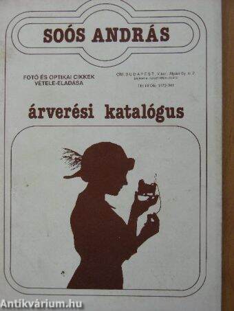 Soós András árverési katalógus