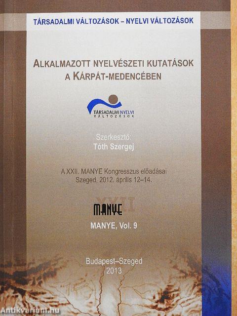 Társadalmi változások - nyelvi változások