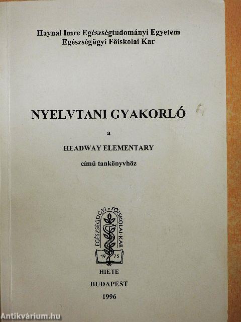 Nyelvtani gyakorló a Headway Elementary című tankönyvhöz