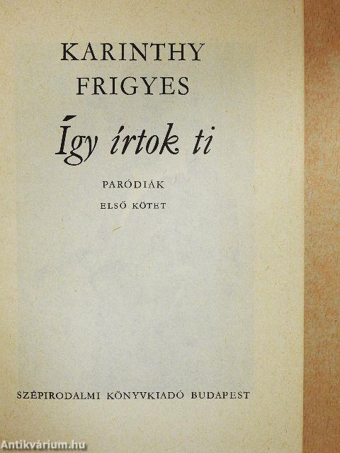 Így írtok ti 1-2.