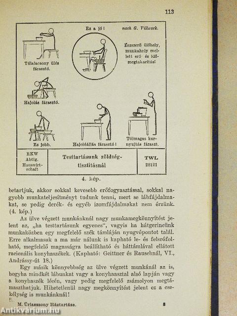 Magyar úriasszony háztartása