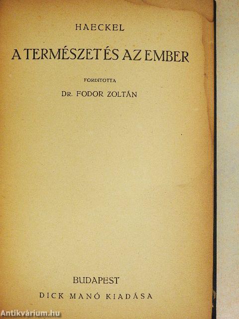 A természet és az ember