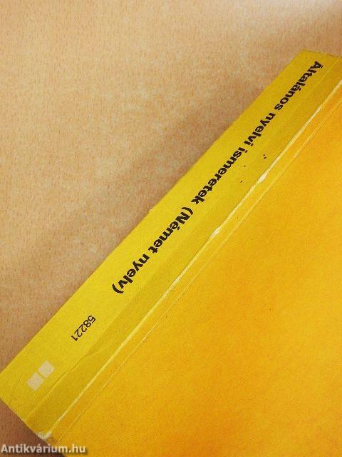 Általános nyelvi ismeretek (Német nyelv)