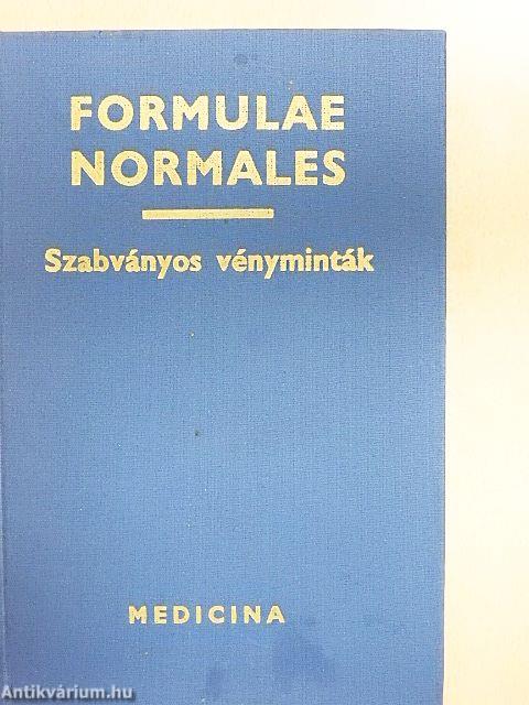Formulae Normales V.