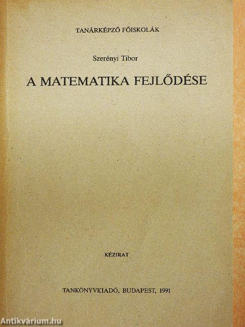 A matematika fejlődése