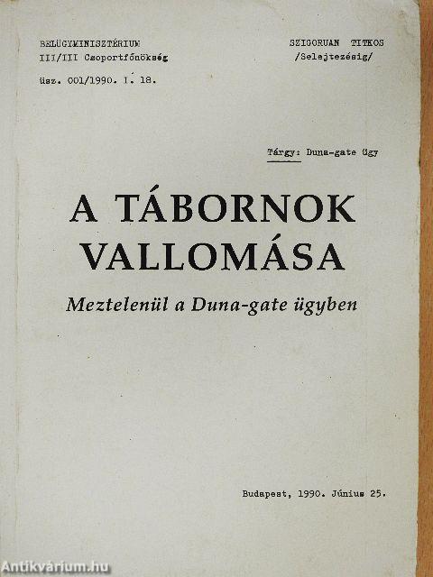 A tábornok vallomása