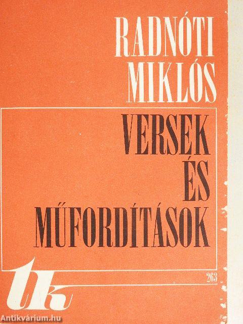 Versek és műfordítások