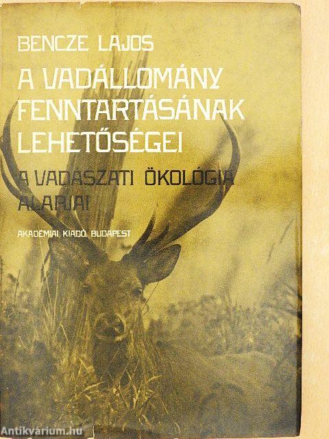 A vadállomány fenntartásának lehetőségei