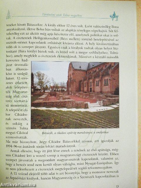 Történelmi utak Tolna megyében