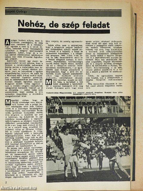 Labdarúgás 1980-1981 január-december