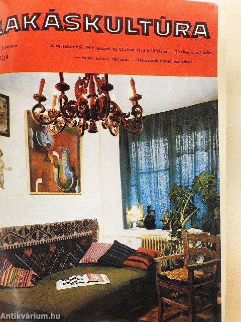 Lakáskultúra 1972-1975. (vegyes számok) (12 db)