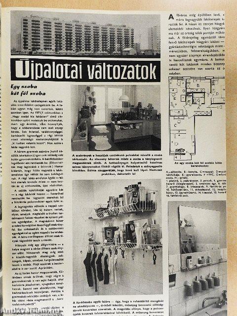 Lakáskultúra 1972-1975. (vegyes számok) (12 db)