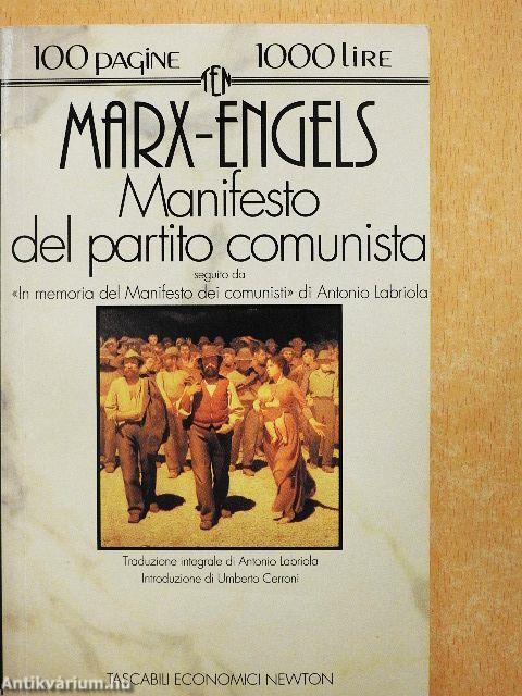 Manifesto del partito comunista/In memoria del Manifesto dei comunisti