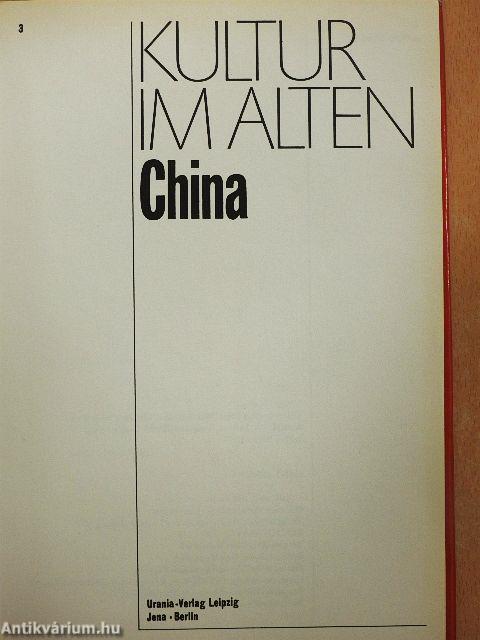 Kultur im alten China
