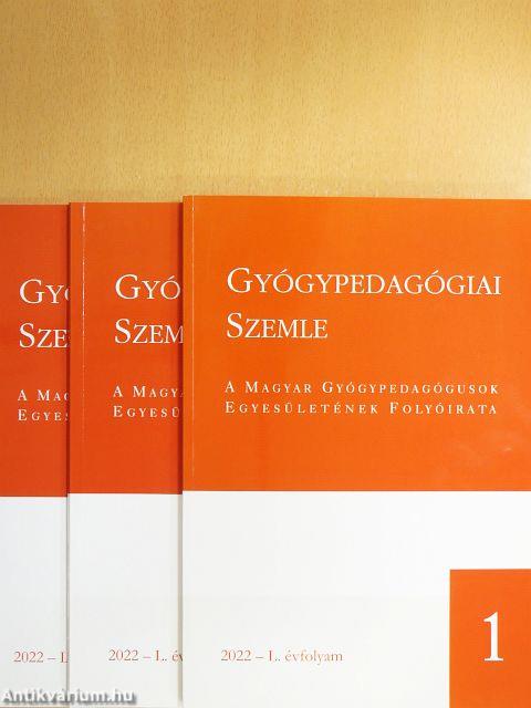 Gyógypedagógiai Szemle 2022. január-december