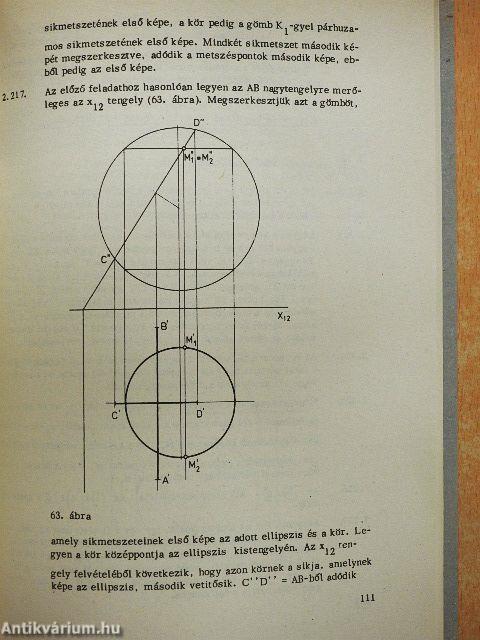 Ábrázoló geometriai példatár