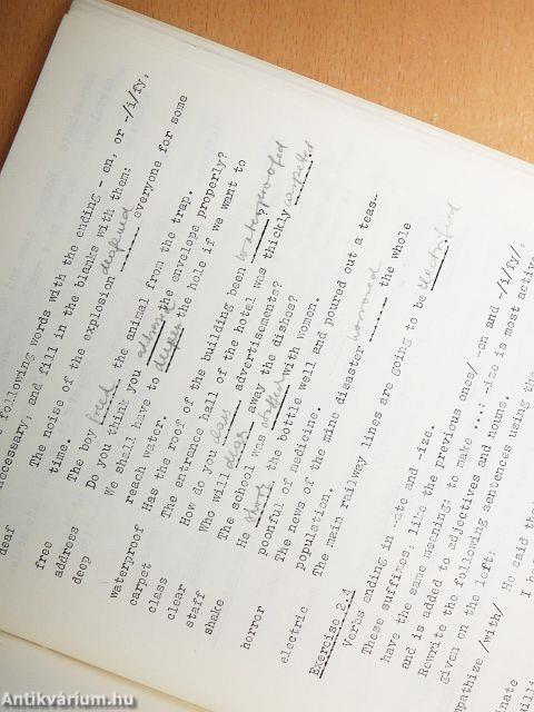 Angol nyelvtani gyakorlatok IX.