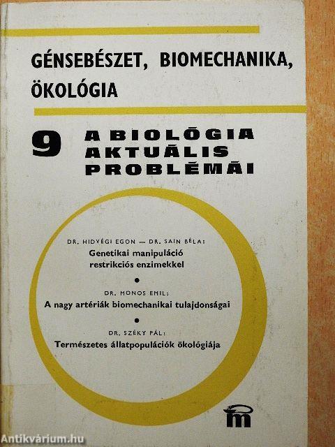 A biológia aktuális problémái 9.