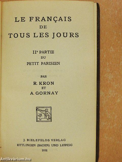 Le francais de tous les jours