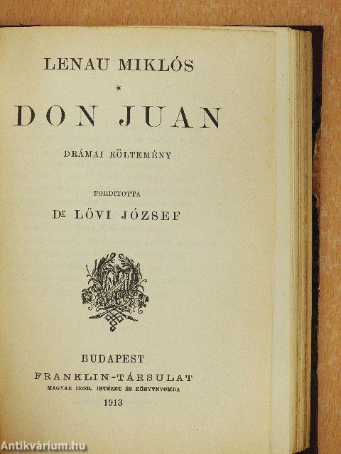 Faust/Az albiak/Don Juan/A magyar szabadságharcz német dalnoka/A kard/Manuel Jenő költeményeiből/A költészetről