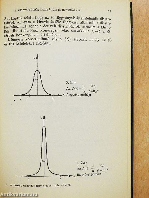 Bevezetés a disztribúcióelméletbe és alkalmazásaiba