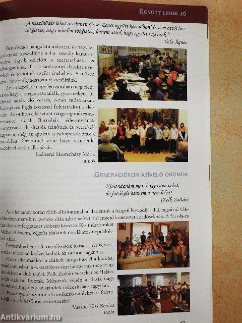 Péterfy Sándor Evangélikus Gimnázium, Általános Iskola és Óvoda Évkönyv 2013-2014